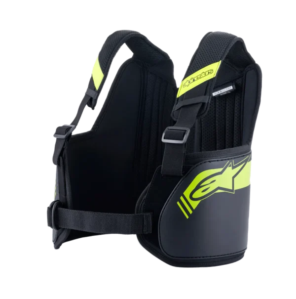 ALPINESTARS YOUTH BIONIC RIB PROTECTOR BLACK YELLOW FLURO