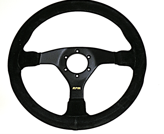 RPM / SPORTLINE - COMFORT 350MM SUEDE STEERING WHEEL