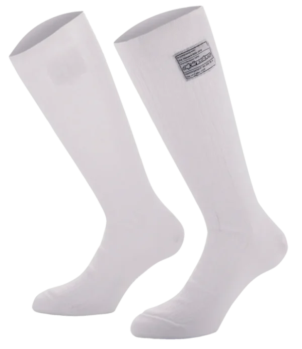 ALPINESTARS RACE SOCKS V4 FIA - WHITE