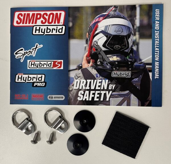 SIMPSON - HYBRID/HANS HELMET D-RING KIT