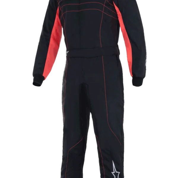 ALPINESTARS KMX9 V3 Kart Suit - Black/Red Fluro
