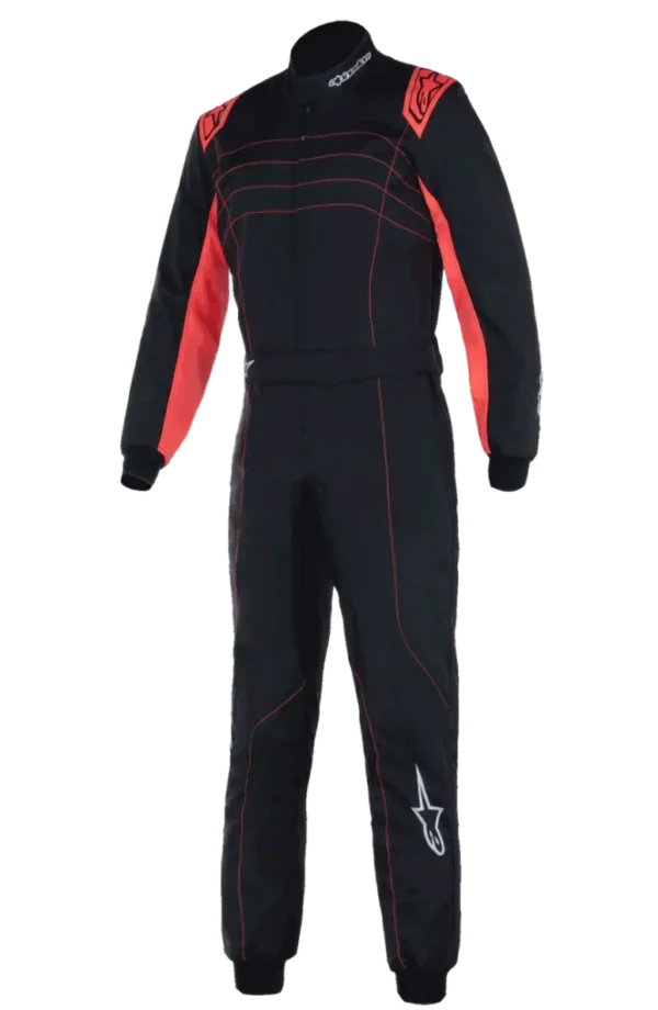 ALPINESTARS KMX9 V3 SUIT BLACK RED FLURO