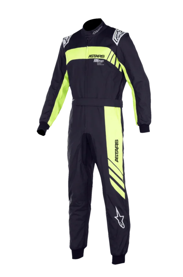 ALPINESTARS KART SUIT - KMX9 V3 S YOUTH GRAPHIC 3 - Black/Fluro Yellow