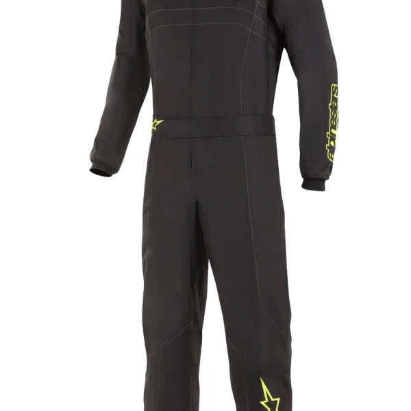 ALPINESTARS KMX9 V3 Kart Suit - Black/Fluro Yellow
