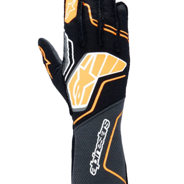 ALPINESTARS TECH-1 ZX V4 FIA GLOVE BLACK/FLURO ORANGE