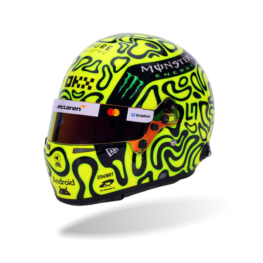BELL MINI HELMET LANDO NORRIS 2025 MCLAREN Revolution Racegear Australia BELL MINI HELMET LANDO NORRIS 2025 MCLAREN Revolution Racegear Australia