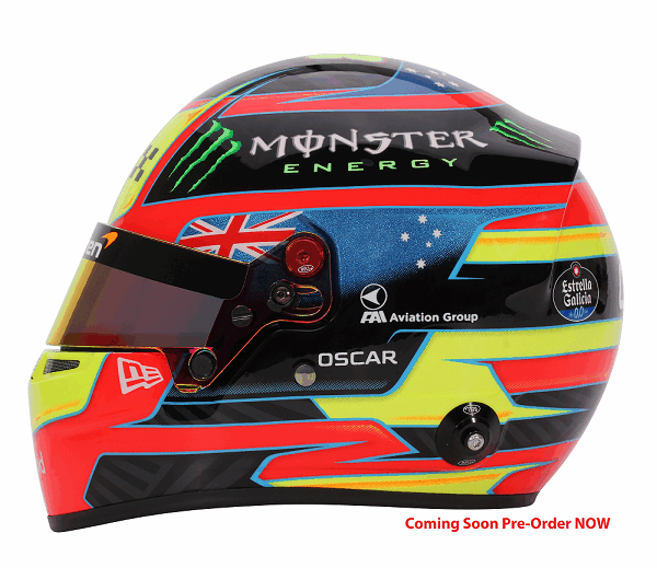 Oscar Piastri 2025 McLaren BELL MINI Helmet