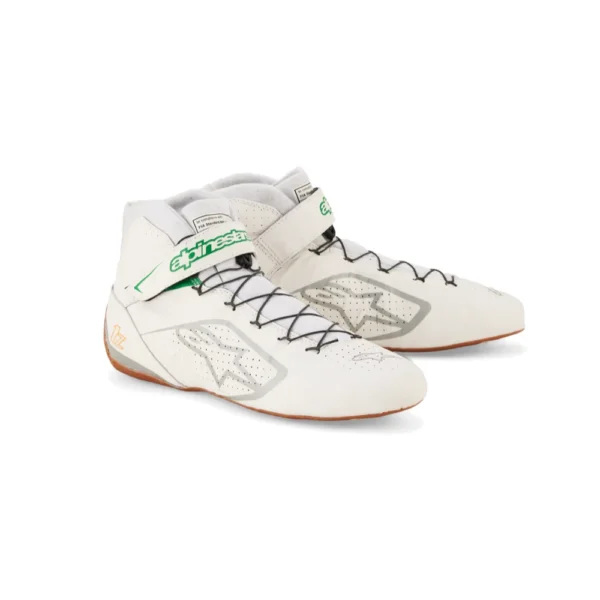 ALPINESTARS TECH-1 Z V3 RACE SHOE WHITE/GREEN/GUM