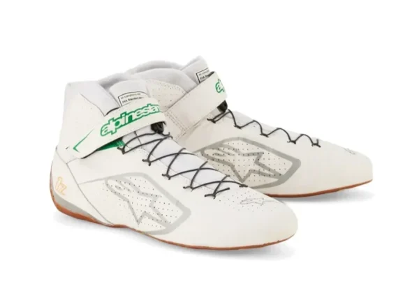 ALPINESTARS TECH-1 Z V3 RACE SHOE WHITE GREEN GUM
