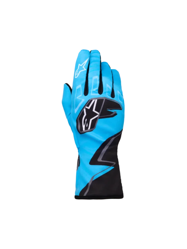 ALPINESTARS TECH 1 K RACE S V2 CYAN BLACK WHITE