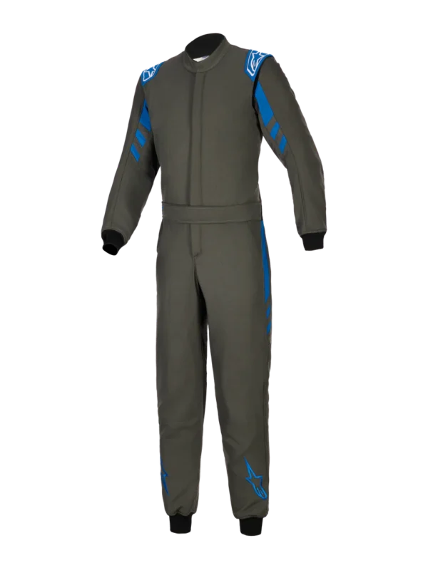 ALPINESTARS GP RACE V3 SUIT ANTHRACITE BLUE