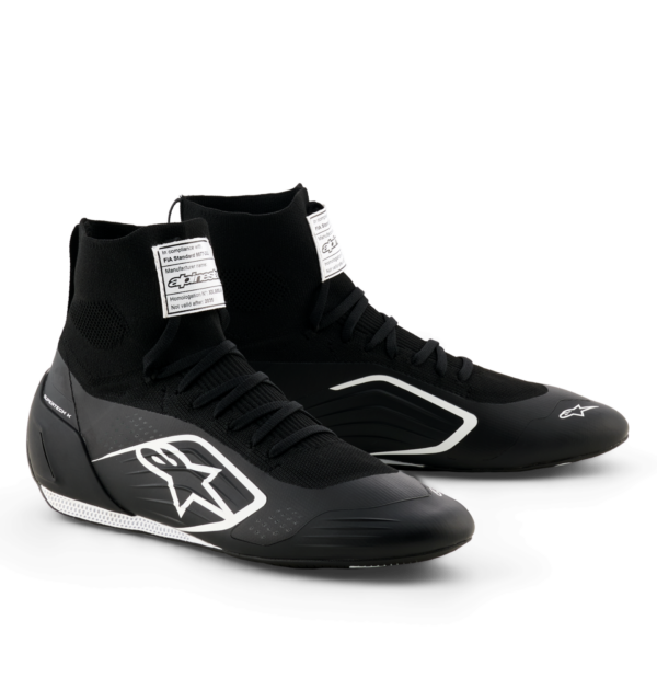 ALPINESTARS SUPERTECH K SHOE BLACK / WHITE
