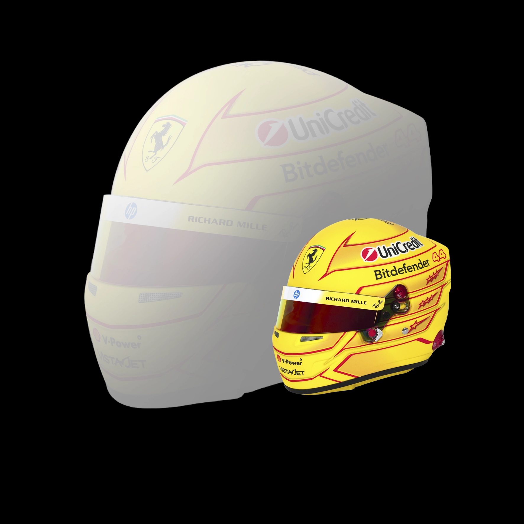 LEWIS HAMILTON 2026 MINI BELL HELMET - Image 2