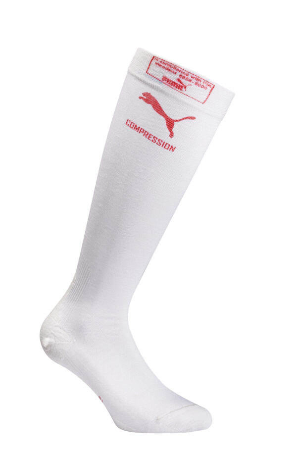 PUMA COMPRESSION FIA SOCKS WHITE