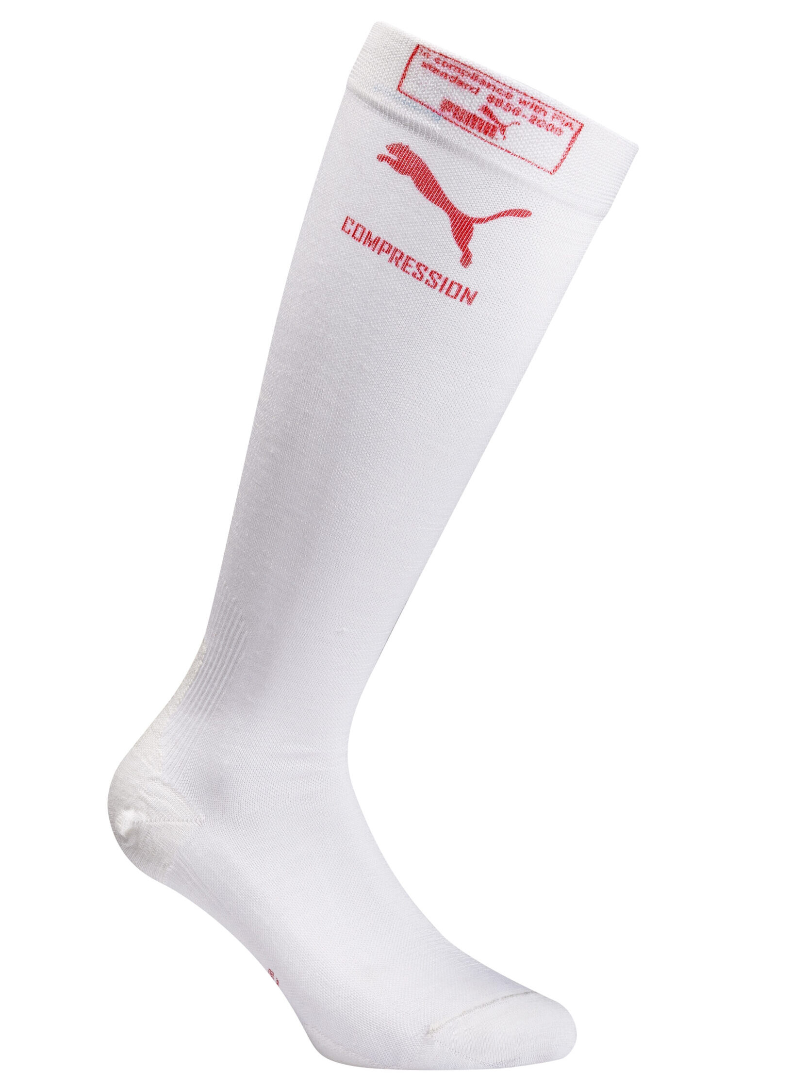 PUMA COMPRESSION FIA SOCKS WHITE view 1