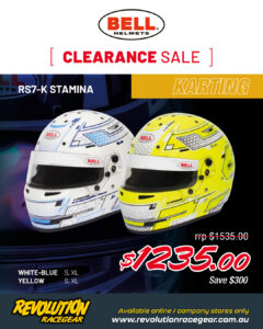BELL HELMET CLEARANCE